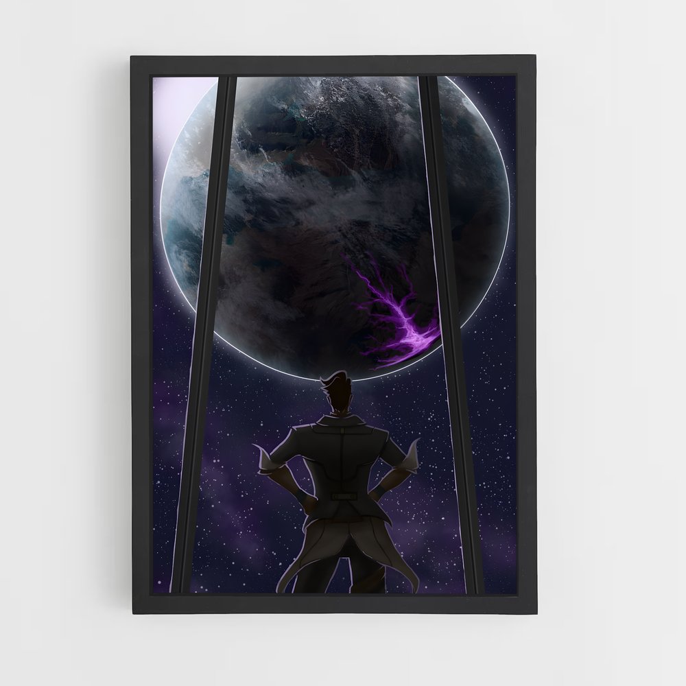 Poster Lumière Pourpre – affiche Borderlands (vue 2)